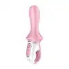 Satisfyer - Air Pump Booty 5+ rose - wibrator analny z ekscytującą opcją pompowania końcówki trzonu!