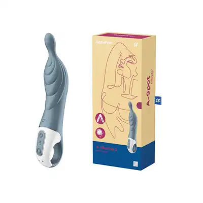 Satisfyer - A-Spot Vibrator A-Mazing 2 grey - Twoja droga do nieskończonej przyjemności. Idealna stymulacja punktu A