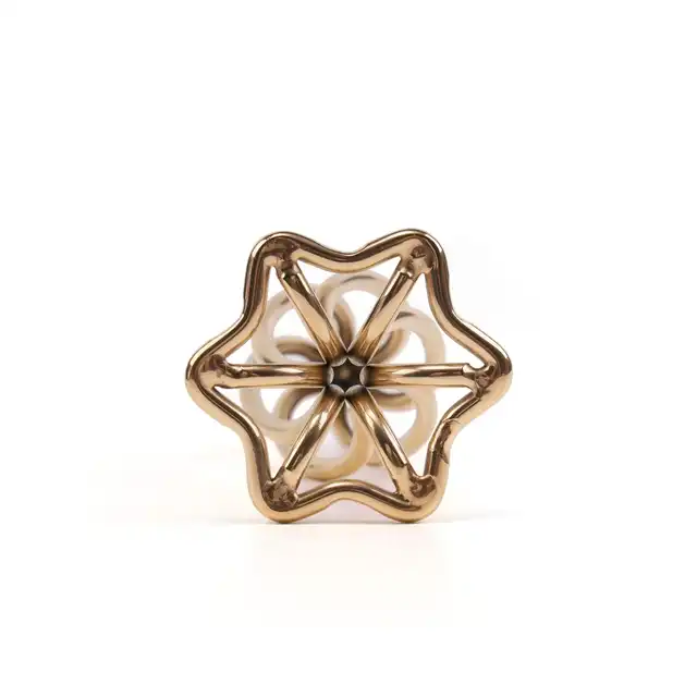 Oproducts - Sevanda Hollow Spiral Plug S - wyjątkowy korek analny wykonany z metalu. Ażurowy wzór zapierający dech