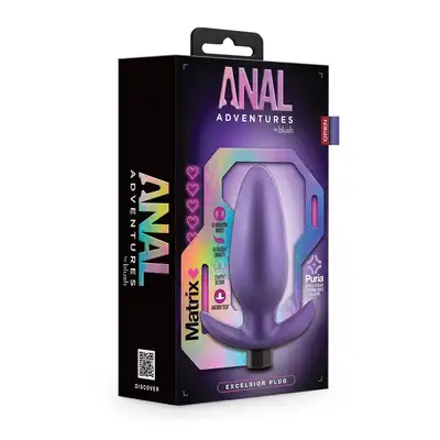 ANAL ADVENTURES MATRIX EXCELSIOR PLUG ASTRO VIOLET