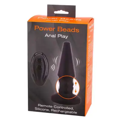 Power Beads Anal Play Black