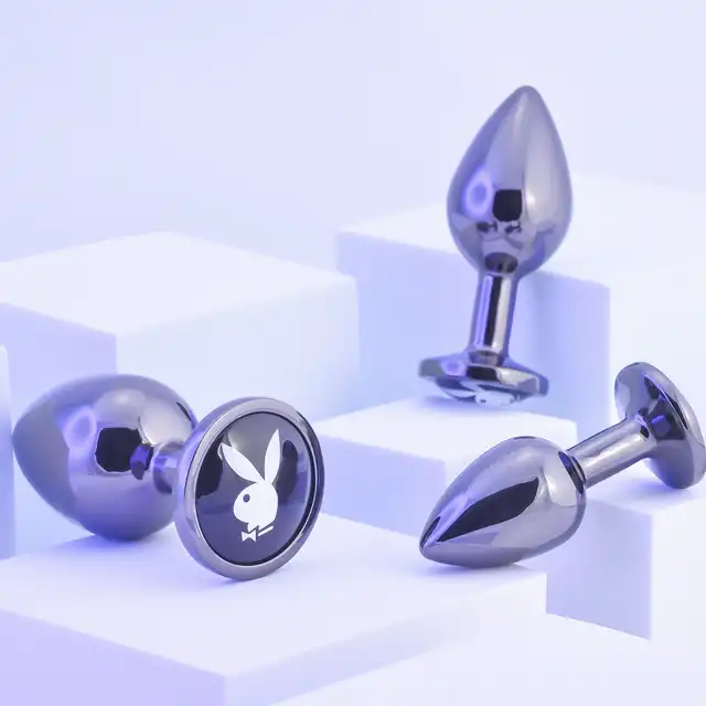 Playboy - Pleasures 3 Ways - treningowy zestaw analny. Odkryj nowe horyzonty przyjemności z ikonicznym króliczym designem