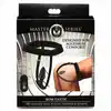 Master Series - Bum-Tastic Vibrating Anal Plug z Uprzężą i Pilotem. Wibrująca uprząż w formie bielizny z korkiem analnym