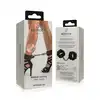 Bedroom Fantasies - Ankle Cuffs One Size. Regulowane kajdanki na kostki w klasycznej połyskującej czerni, z wegańskiej syntetycznej skóry