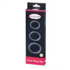 Malesation – Cock Ring Set. Zestaw klasycznych ringów silikonowych. Wytrzymały materiał i różne średnice
