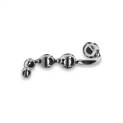 Flow+Bulb Pleasure Steel Wand Silver