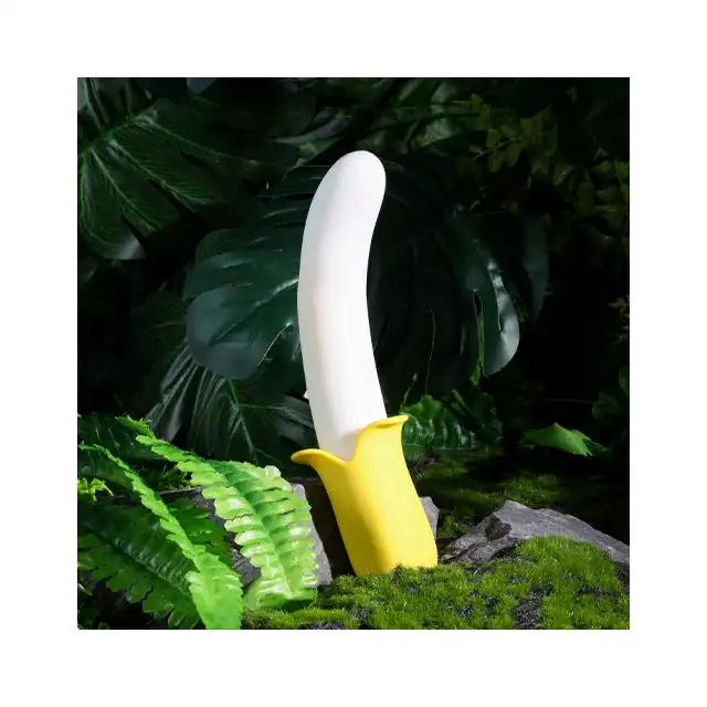 Pretty Love - Banana Geek - wibrator w kształcie banana dla miłośników ciekawych rozwiązań. Wibracje i ruch posuwisty!