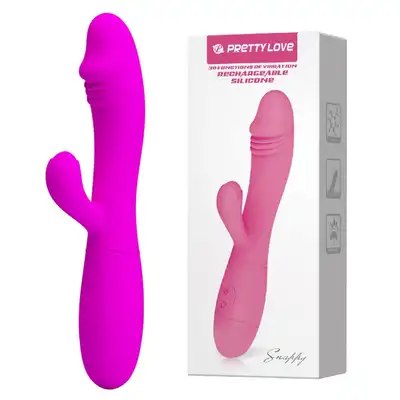 Pretty Love - Snappy 2.0 USB. Nowa wersja kultowego wibratora ze stymulatorem łechtaczki. Bestseller. 