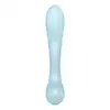 Satisfyer - Triple Oh light blue - rozkoszuj się mnogością przyjemności, dzięki temu wszechstronnemu wibratorowi!