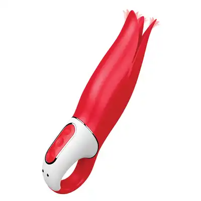 Satisfyer - Vibes Power Flower red - romantyczny kwiat zapewniający niesamowitą dawkę przyjemności! Postaw tym razem na inny rodzaj bukietu