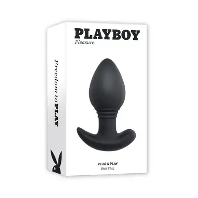 Playboy - Plug &amp; Play - luksusowa wtyczka analna z 10 trybami wibracji. Postaw na wysoką jakość!