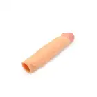 Kiotos - Realistic Sleeve 16.5 cm - oddaj się z przyjemności z nakładką na penisa dodająca długości i grubości!