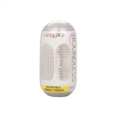 Boundless Ribbed Stroker Transparent