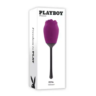Playboy - Petal - wibrator ze stymulującym języczkiem. Poznaj różę przyjemności! 