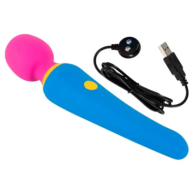 Bunt. - Wand Vibrator. Nowoczesna magiczna różdżka dla zbuntowanych i odważnych. Modne kolory i precyzyjna główka z silnymi wibracjami. 