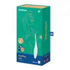 Satisfyer - Twirling Joy White. Precyzyjny wibrator do stymulacji łechtaczki i miejsc erogennych, stymulacja cyrkulacyjnymi wibracjami