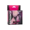 Radiance - Side-Tie Panties. Seksowne damskie bikini w kolorze czarnym z błyszczącymi kryształkami