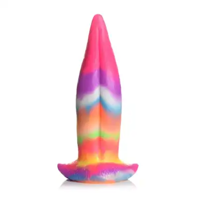 Creature Cock - Glow-in-the-Dark Unicorn Kiss. Unikatowe dildo w kształcie języka jednorożca. Świeci w ciemnościach!