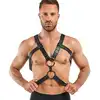 Bedroom Fantasies - Rocco Bondage Harness. Uprząż w stylu BDSM, ozdobne metalowe elementy, idealnie podkreślające klatkę piersiową