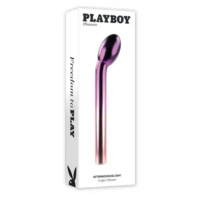 Playboy - Afternoon Delight - wibrator do perfekcyjnej stymulacji punktu G. Aksamitna tekstura zapewni ognistą przyjemność!
