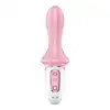 Satisfyer - Air Pump Booty 5+ rose - wibrator analny z ekscytującą opcją pompowania końcówki trzonu!