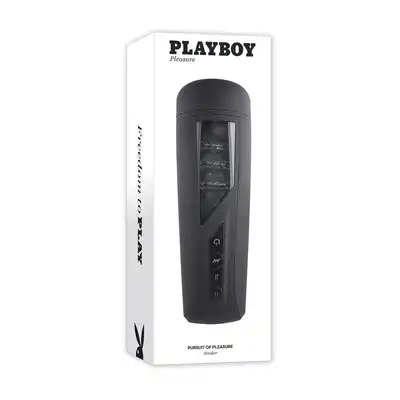 Playboy - Pursuit Of Pleasure - nowoczesny masturbator z przezroczystą komorą. Obrotowe koraliki góra - dół!