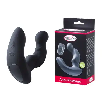 Malesation - Anal Pleasure. Komfortowy, silikonowy masażer prostaty z 11 funkcjami wibracji. 