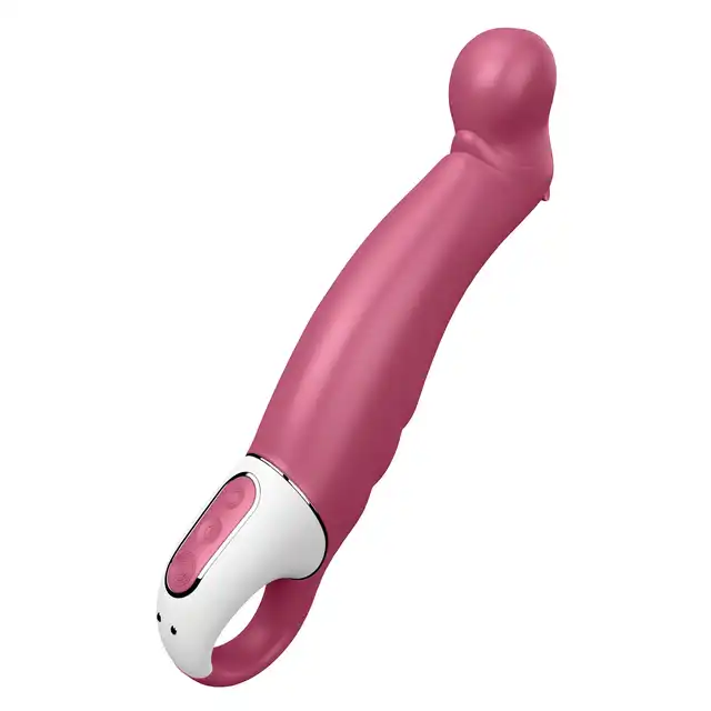 Satisfyer - Vibes Petting Hippo fuchsia - innowacyjny wibrator do kierunkowej stymulacji punktu G. Oddaj się przyjemności