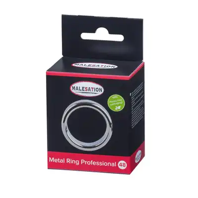 Malesation - Metal Ring Professional 48. Niezawodny metalowy ring na penisa ze stali nierdzewnej, 4,8 cm średnicy