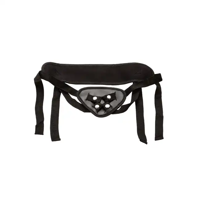 CalExotics - Boundless Silicone Pegging Kit. Zestaw 3 gładkich sond waginalno-analnych z w pełni regulowaną uprzężą