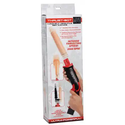 Love Botz - Thrust-Bot Handheld Multi - Speed Sex Machine. Ręczna sex maszyna multifunkcyjna. Ogromna moc!
