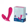 Satisfyer - Top Secret. Dyskretny wibrator podwójny do stymulacji punktu G i łechtaczki, idealny przyjaciel w podróży