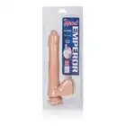 CalExotics - Uncut Emperor. Realistyczne dildo z ruchomym napletkiem, mocna przyssawka dla zabaw bez użycia rąk