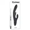 Playboy - Rapid Rabbit - unikatowy wibrator potrójny! Ukierunkowana stymulacja łechtaczki oraz ruch posuwisty! 