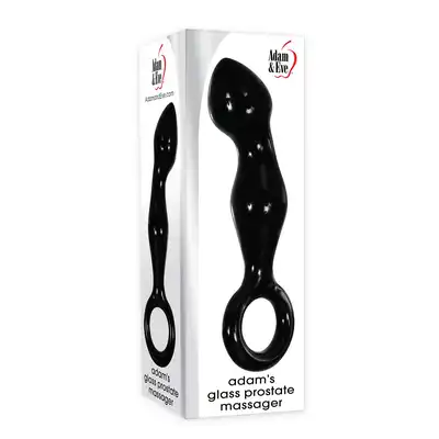 Adam &amp; Eve - Adam`s Glass Prostate Massager - wtyczka do stymulacji prostaty wykonana ze szkła