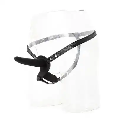 Oproducts - Double Penis Harness - Podwójny starp-on dla niesamowitej przyjemności. Wegańska skóra