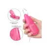 CalExotics - Clit Kisser Pink. Rozkoszny stymulator oralny do łechtaczki, drażniące wibracje regulowane pokrętłem