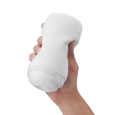 Tenga -  Puffy Sugar White. Potęga miękkości. Niesamowity masturbator dla mężczyzn z najnowszą technologią Tengi. Otul się lekkością. 
