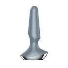 Satisfyer - Plug-ilicious 2 Ice Blue. Wibrujący korek analny sterowany aplikacją na telefon, nieskończona ilość programów z głębokimi wibracjami
