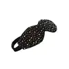 Radiance - Blackout Eye Mask. Zachwycająca czarna maska z błyszczącymi kryształkami