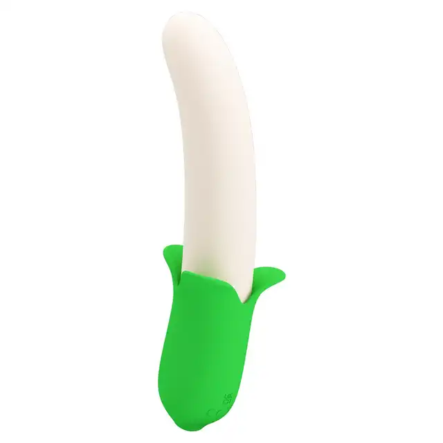 Pretty Love - Banana Knight - wibrator dla miłośników owoców! Silikon premium oraz mocne wibracje