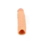 Kiotos - Realistic Sleeve 16.5 cm - oddaj się z przyjemności z nakładką na penisa dodająca długości i grubości!