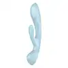 Satisfyer - Triple Oh light blue - rozkoszuj się mnogością przyjemności, dzięki temu wszechstronnemu wibratorowi!