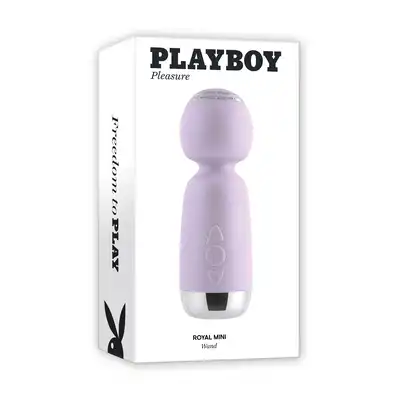 Playboy - Royal Mini - wielka przyjemność w mini opakowaniu! Niewielki wibrator w formie magicznej różdżki!