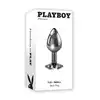 Playboy - Tux - Small - mała wtyczka analna. Odkryj nowe poziomy przyjemności i luksusu z eleganckim logiem Playboy!