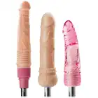 Scala - Sex Machine Vibrator 3 Dildo. Niesamowita sex maszyna z 3 różnymi dildami. Mocne pchnięcia, do 420 ruchów na minutę!
