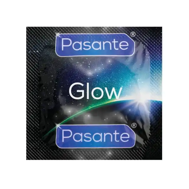 Pasante - Glow in the Dark 3szt. Fluorescencyjne prezerwatywy, świecące w ciemności, prezerwatywa o anatomicznym kształcie 