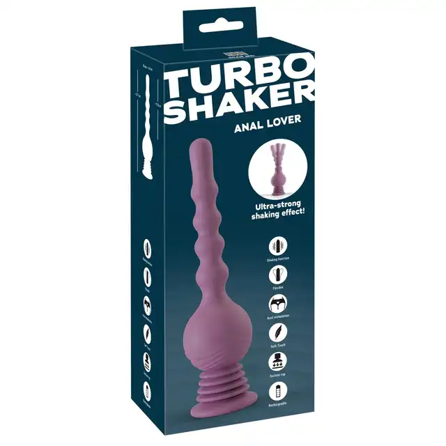 Turbo Shaker - Anal Lover. Innowacyjny, fioletowy wibrator analny z unikalnymi, wstrząsającymi wibracjami. Poznaj moc szybkiej rotacji!