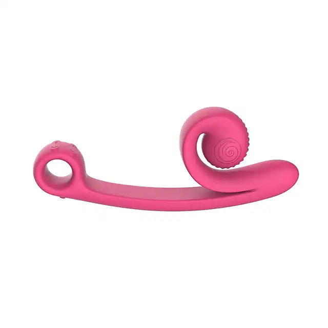 Snail Vibe - Curve Vibrator Pink USB. Innowacyjny wibrator z rozwijającym się stymulatorem łechtaczki. 2 potężne silniczki i nowe doznania!