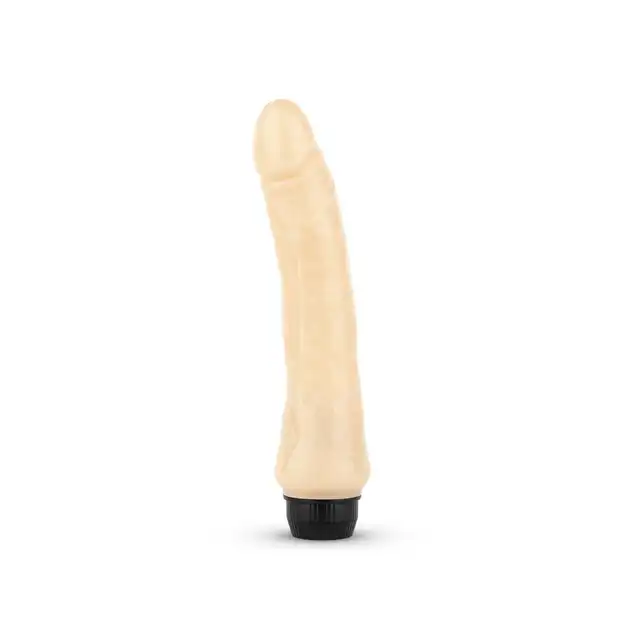 Easy Toys - Jelly Passion Realistic Vibrator Skin. Realistyczny wibrator o kształcie z naturalnymi żyłkami i żołędzią, płynna regulacja mocy wibracji